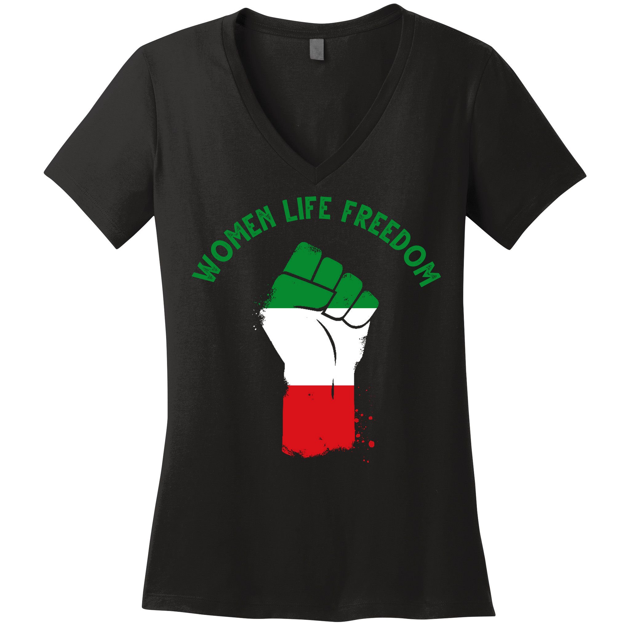Women Life Freedom Women's V-Neck T-Shirt