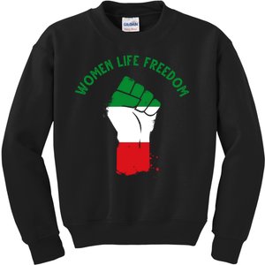 Women Life Freedom Kids Sweatshirt