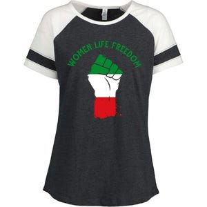 Women Life Freedom Enza Ladies Jersey Colorblock Tee