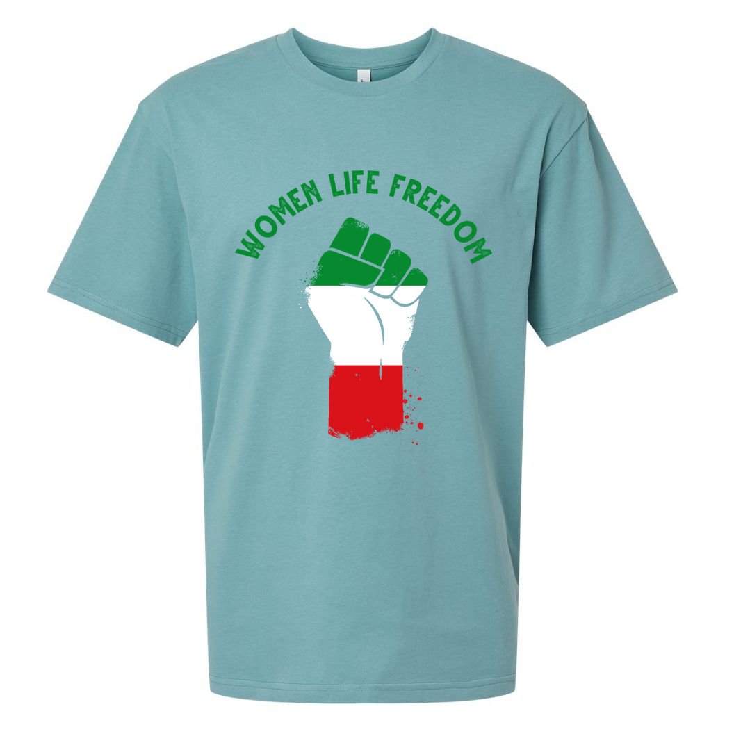 Women Life Freedom Sueded Cloud Jersey T-Shirt