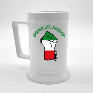 Women Life Freedom Beer Stein