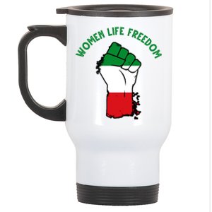 Women Life Freedom Stainless Steel Travel Mug