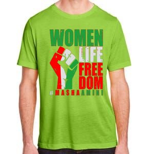 Women Life Freedom #Masha Amini Women Of Iran Adult ChromaSoft Performance T-Shirt