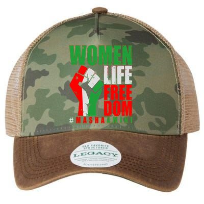 Women Life Freedom #Masha Amini Women Of Iran Legacy Tie Dye Trucker Hat