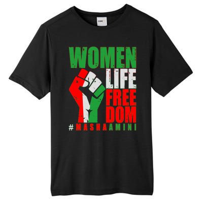 Women Life Freedom #Masha Amini Women Of Iran Tall Fusion ChromaSoft Performance T-Shirt