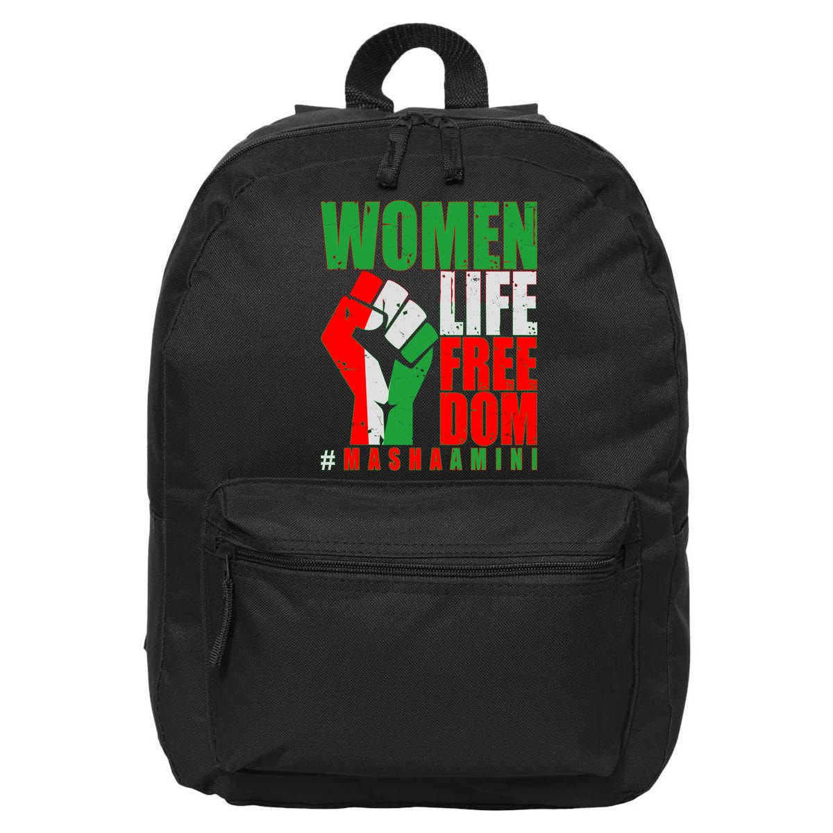 Women Life Freedom #Masha Amini Women Of Iran 16 in Basic Backpack
