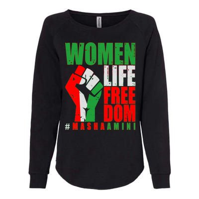 Women Life Freedom #Masha Amini Women Of Iran Womens California Wash Sweatshirt