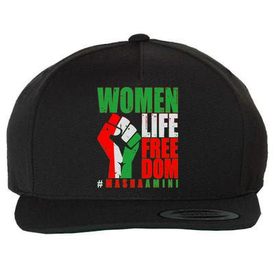 Women Life Freedom #Masha Amini Women Of Iran Wool Snapback Cap
