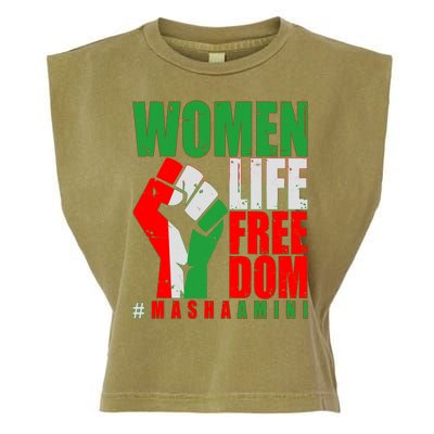 Women Life Freedom #Masha Amini Women Of Iran Garment-Dyed Women's Muscle Tee