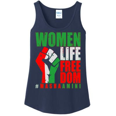 Women Life Freedom #Masha Amini Women Of Iran Ladies Essential Tank