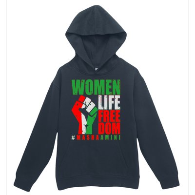 Women Life Freedom #Masha Amini Women Of Iran Urban Pullover Hoodie