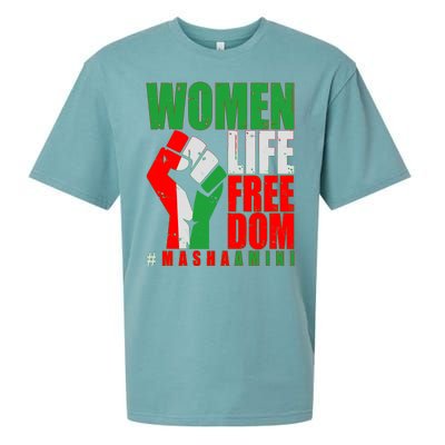 Women Life Freedom #Masha Amini Women Of Iran Sueded Cloud Jersey T-Shirt