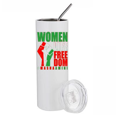 Women Life Freedom #Masha Amini Women Of Iran Stainless Steel Tumbler