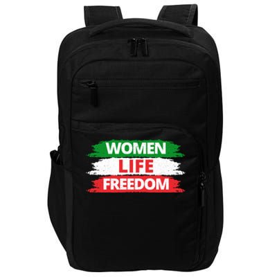 Wo Life Freedom Gift Vintage Distressed Free Iran Funny Gift Impact Tech Backpack