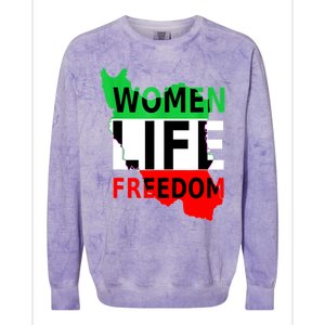 Women Life Freedom Pullover Colorblast Crewneck Sweatshirt