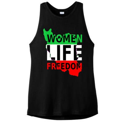 Women Life Freedom Pullover Ladies PosiCharge Tri-Blend Wicking Tank