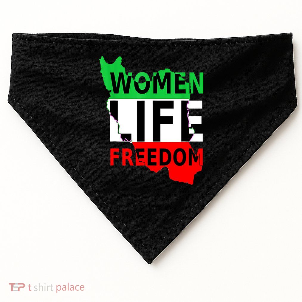 Women Life Freedom Pullover USA-Made Doggie Bandana