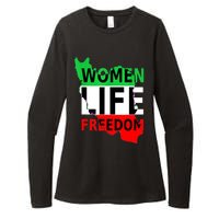 Women Life Freedom Pullover Womens CVC Long Sleeve Shirt