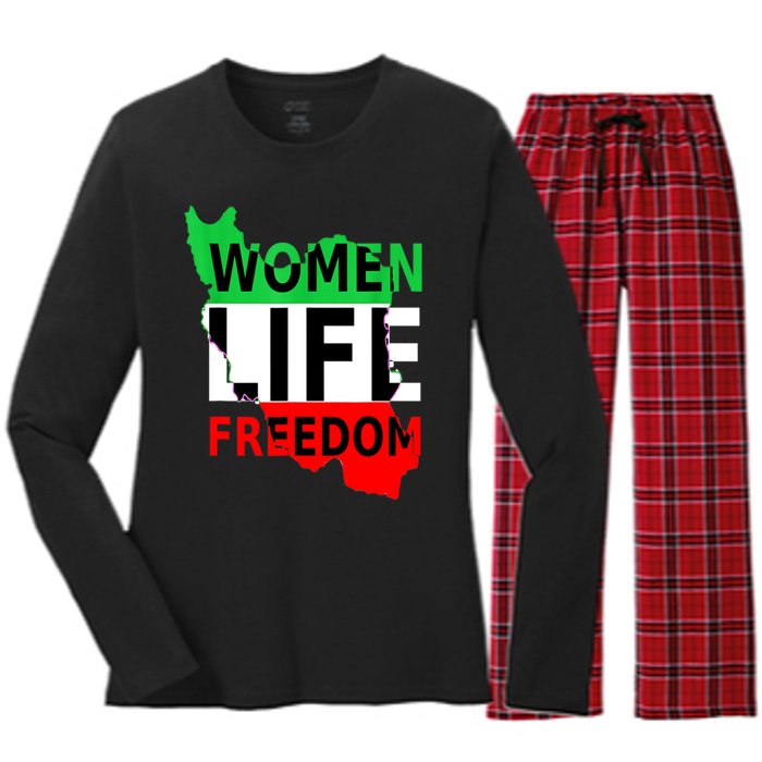 Women Life Freedom Pullover Women's Long Sleeve Flannel Pajama Set 