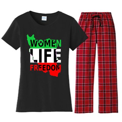 Women Life Freedom Pullover Women's Flannel Pajama Set