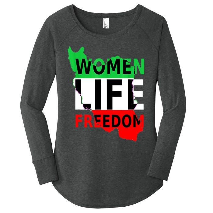 Women Life Freedom Pullover Women's Perfect Tri Tunic Long Sleeve Shirt