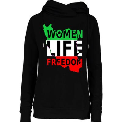 Women Life Freedom Pullover Womens Funnel Neck Pullover Hood