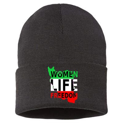Women Life Freedom Pullover Sustainable Knit Beanie