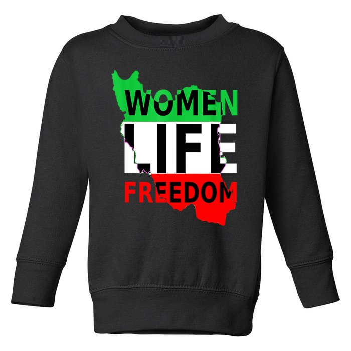 Women Life Freedom Pullover Toddler Sweatshirt