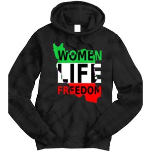 Women Life Freedom Pullover Tie Dye Hoodie