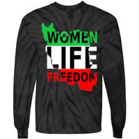 Women Life Freedom Pullover Tie-Dye Long Sleeve Shirt