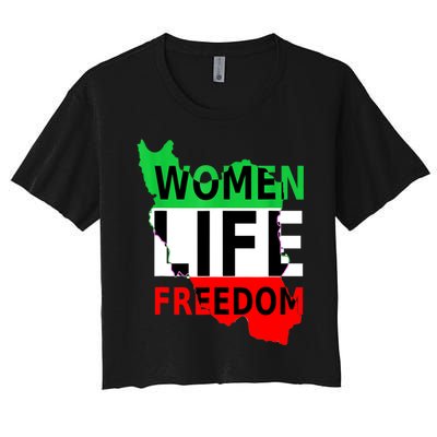 Women Life Freedom Pullover Women's Crop Top Tee