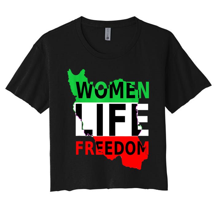 Women Life Freedom Pullover Women's Crop Top Tee