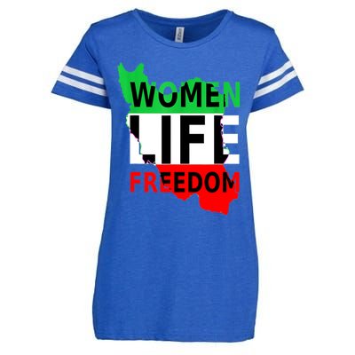 Women Life Freedom Pullover Enza Ladies Jersey Football T-Shirt