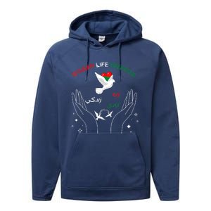 WOMEN LIFE FREEDOM Farsi Zan Zendegi Azadi Performance Fleece Hoodie