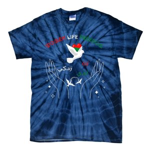 WOMEN LIFE FREEDOM Farsi Zan Zendegi Azadi Tie-Dye T-Shirt