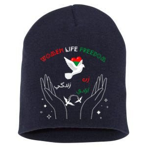 WOMEN LIFE FREEDOM Farsi Zan Zendegi Azadi Short Acrylic Beanie