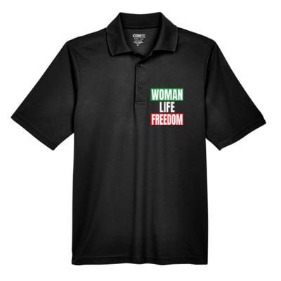 Wo Life Freedom Great Gift Men's Origin Performance Pique Polo