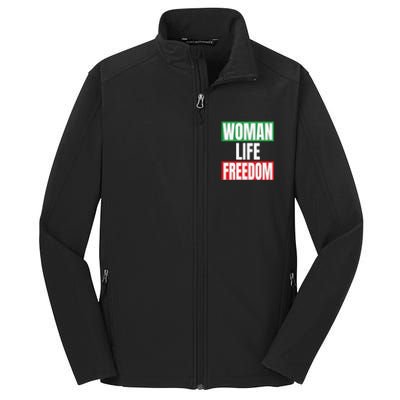 Wo Life Freedom Great Gift Core Soft Shell Jacket