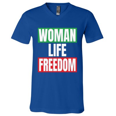 Wo Life Freedom Great Gift V-Neck T-Shirt