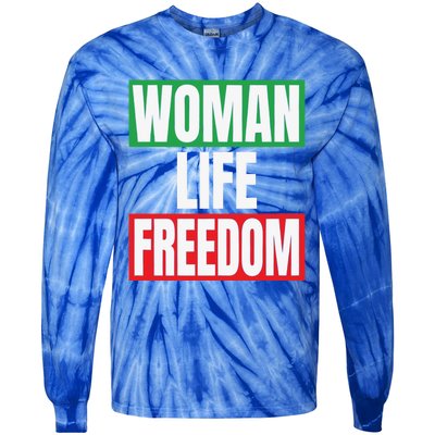 Wo Life Freedom Great Gift Tie-Dye Long Sleeve Shirt