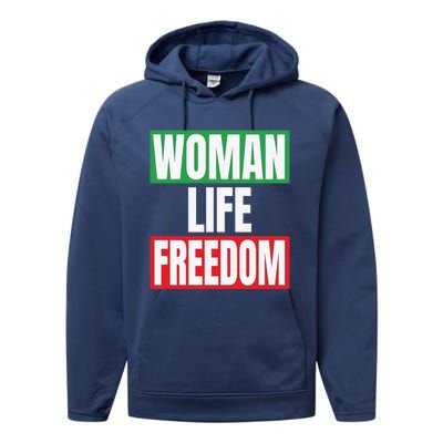 Wo Life Freedom Great Gift Performance Fleece Hoodie