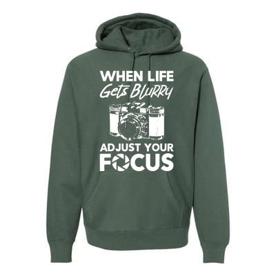 When Life Gets Blurry Camera Adjust Your Focus Premium Hoodie