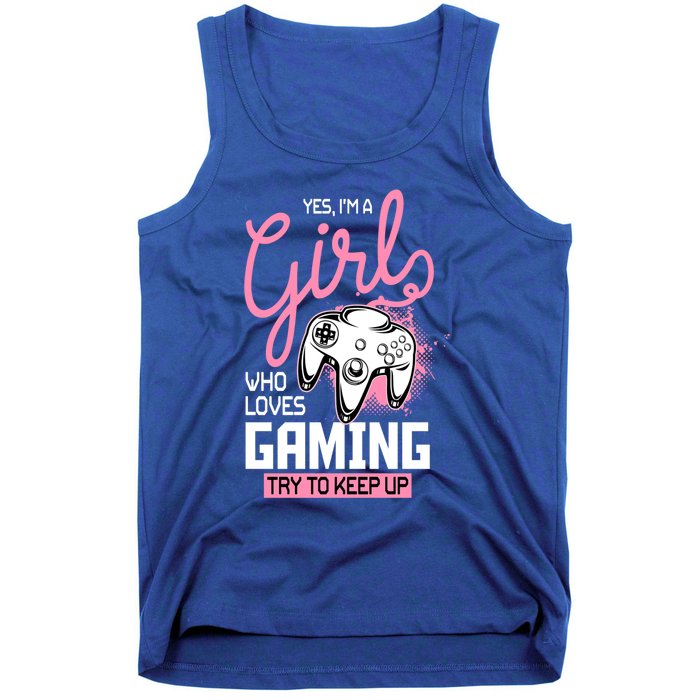 Who Loves Gaming Funny Video Gamer Funny Gift Tank Top