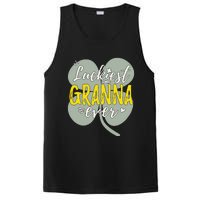 Womens Luckiest Granna Ever Cute St Patricks Day Gift For Mom PosiCharge Competitor Tank