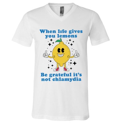 When Life Gives You Lemons V-Neck T-Shirt
