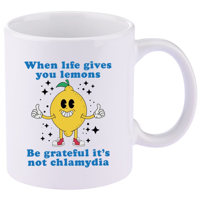 When Life Gives You Lemons 11oz C Handle Ceramic Mug