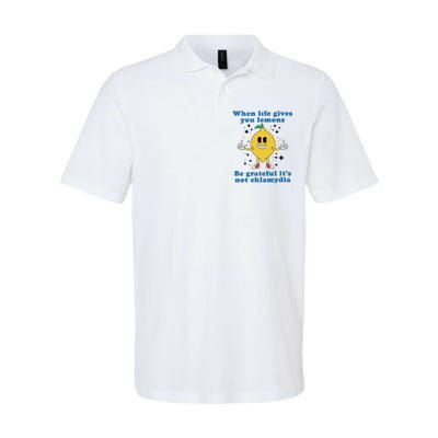 When Life Gives You Lemons Softstyle Adult Sport Polo