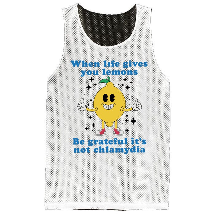 When Life Gives You Lemons Mesh Reversible Basketball Jersey Tank