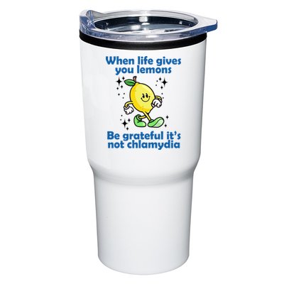 When Life Gives You Lemons Be Grateful Its Not Chlamydia Funny Tumbler