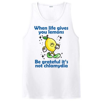 When Life Gives You Lemons Be Grateful Its Not Chlamydia Funny PosiCharge Competitor Tank